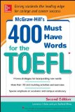 McGraw-Hill Education 400 Must-Have Words for the TOEFL, 2nd Edition  cover art