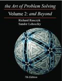 Art of Problem Solving, Volume 2 And Beyond Solutions Manual 7th 9780977304592 Front Cover