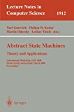 Abstract State Machines Theory and Applications - International Workshop, ASM 2000 Monte Verita, Switzerland, March 2000 - Proceedings 2000 9783540679592 Front Cover