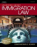 Learning about Immigration Law 3rd 2006 9781418032593 Front Cover