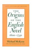 Origins of the English Novel, 1600-1740  cover art