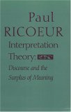 Interpretation Theory Discourse and the Surplus of Meaning cover art