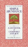 Simple Abundance A Daybook of Comfort of Joy  9780446563598 Front Cover