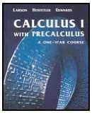 Calculus 1 with Precalculus A One-Year Course 2001 9780618087600 Front Cover