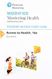 Modified Mastering Health MyDietAnalysis with Pearson EText -- Standalone Access Card -- for Access to Health 16th 9780135451601 Front Cover