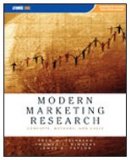 Modern Marketing Research Concepts, Methods, and Cases 2007 9781426625602 Front Cover