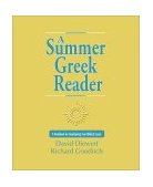 Summer Greek Reader A Workbook for Maintaining Your Biblical Greek 2001 9780310236603 Front Cover