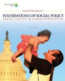 Foundations of Social Policy Social Justice in Human Perspective cover art