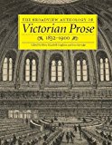 Broadview Anthology of Victorian Prose, 1832-1901  9781551118604 Front Cover