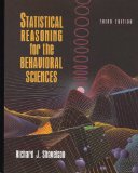 Statistical Reasoning for the Behavioral Sciences  cover art
