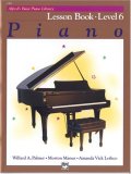 Alfred's Basic Piano Library Lesson Book, Bk 6  cover art