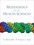 Biostatistics for the Health Sciences  cover art