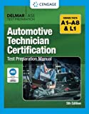 Automotive Technician Certification Test Preparation Manual A-Series 5th 9780357644607 Front Cover