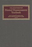 Seventeenth Mental Measurements Yearbook 17th 9780910674607 Front Cover