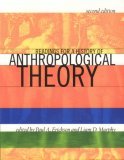 Readings for a History of Anthropological Theory 2nd 9781551117607 Front Cover
