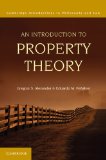 Introduction to Property Theory 2012 9780521130608 Front Cover