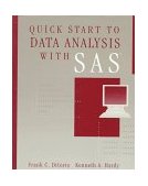 Quick Start to Data Analysis with SAS 1st 1995 9780534237608 Front Cover