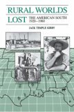 Rural Worlds Lost The American South, 1920-1960 cover art