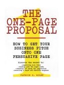 One-Page Proposal How to Get Your Business Pitch onto One Persuasive Page cover art