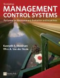 Management Control Systems Performance Measurement, Evaluation and Incentives cover art