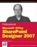 Professional Microsoft Office SharePoint Designer 2007 2009 9780470287613 Front Cover