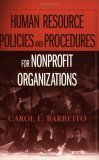Human Resource Policies and Procedures for Nonprofit Organizations  cover art