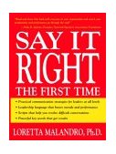 Say It Right the First Time  cover art