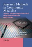 Research Methods in Community Medicine Surveys, Epidemiological Research, Programme Evaluation, Clinical Trials cover art