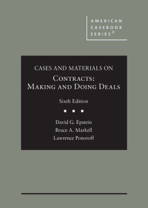     CASES+MATERIALS ON CONTRACTS:MAKING  9781636590615 Front Cover