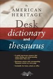 American Heritage Desk Dictionary and Thesaurus 2005 9780618592616 Front Cover