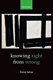 Knowing Right from Wrong  9780198709619 Front Cover