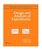 Design and Analysis of Experiments  cover art