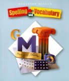 Houghton Mifflin Spelling and Vocabulary 1st 9780618311620 Front Cover