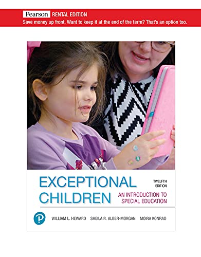 Exceptional Children An Introduction to Special Education  9780135756621 Front Cover