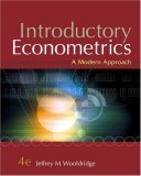 Introductory Econometrics A Modern Approach 4th 2008 9780324581621 Front Cover