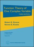 Function Theory of One Complex Variable 