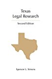 Texas Legal Research 2nd 9781611635621 Front Cover