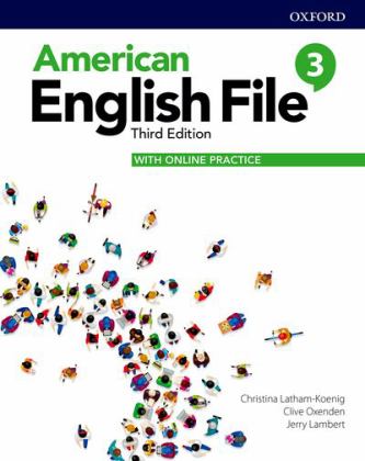 American English File Level 3 Student Book with Online Practice 3rd 2019 9780194906623 Front Cover