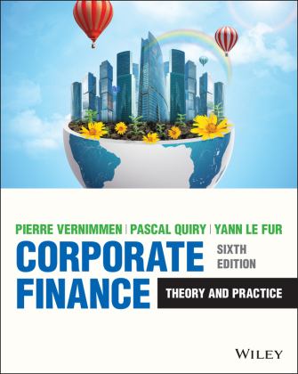 Corporate Finance - Theory and Practice, Sixth Edi Tion  9781119841623 Front Cover
