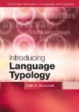 Introducing Language Typology  cover art