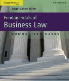 Fundamentals of Business Law Summarized Cases cover art