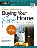 Nolo's Essential Guide to Buying Your First Home 4th 9781413317626 Front Cover