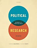 Political Research Methods and Practical Skills 3rd 9780198820628 Front Cover