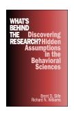 Whatâ€²s Behind the Research? Discovering Hidden Assumptions in the Behavioral Sciences cover art
