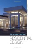 Architect's Guide to Residential Design  cover art