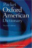 Pocket Oxford American Dictionary 2nd 2008 9780195301632 Front Cover
