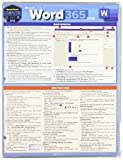 Microsoft Word 365 - 2019 A QuickStudy Laminated Software Reference Guide  9781423242635 Front Cover