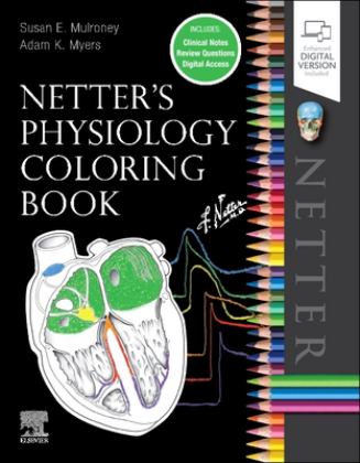 Netter's Physiology Coloring Book  9780323694636 Front Cover