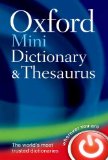 Oxford Mini Dictionary and Thesaurus  cover art