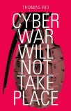 Cyber War Will Not Take Place  cover art